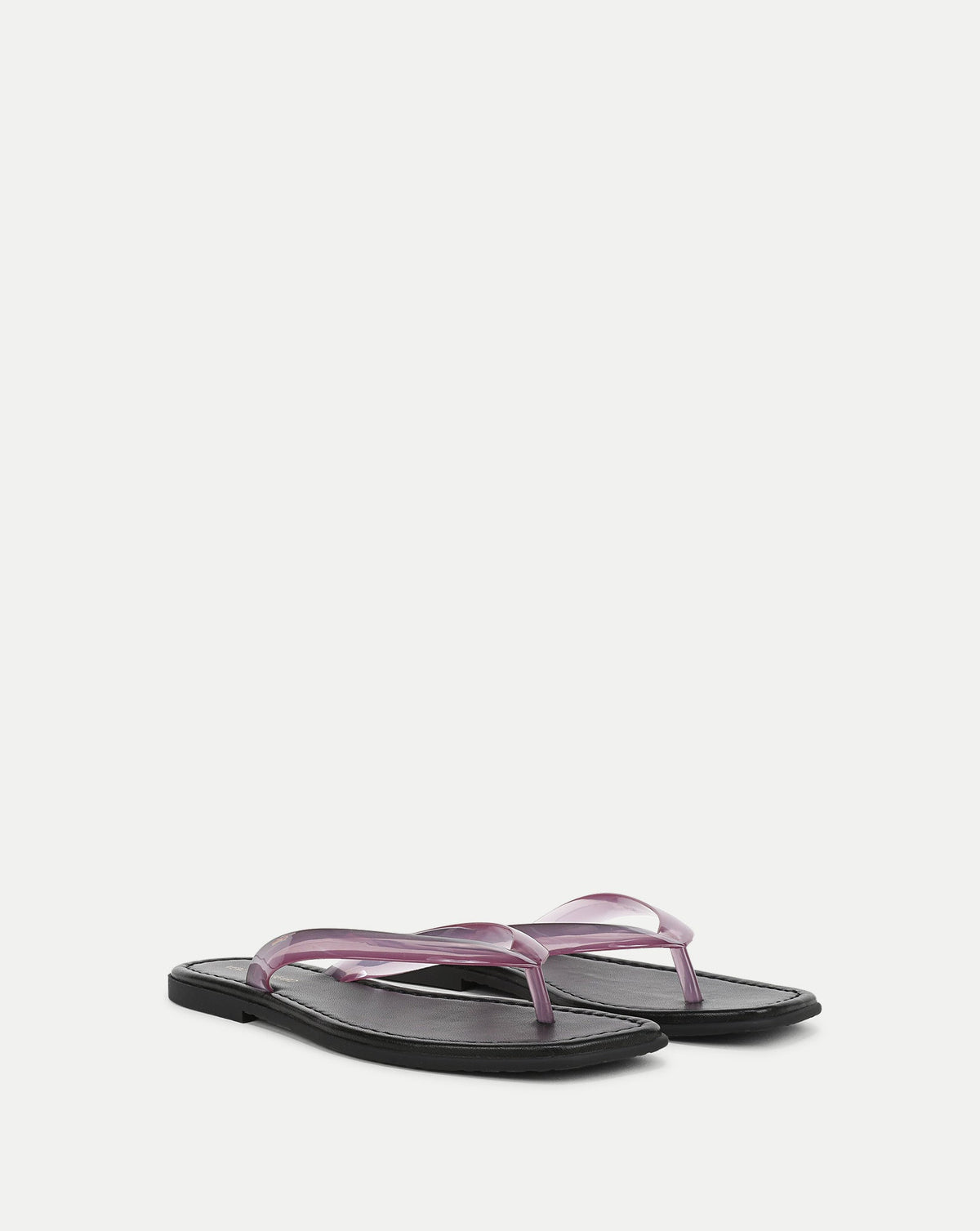 Veronica Beard | Clea Jelly Flip-Flop Sandal in Light Purple Orchid Haze Orchid Haze