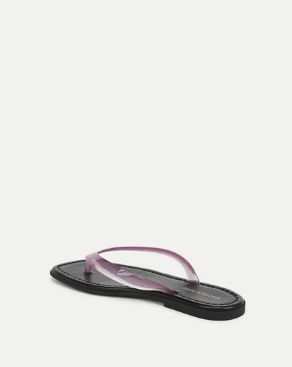 Veronica Beard | Clea Jelly Flip-Flop Sandal in Light Purple Orchid Haze Orchid Haze