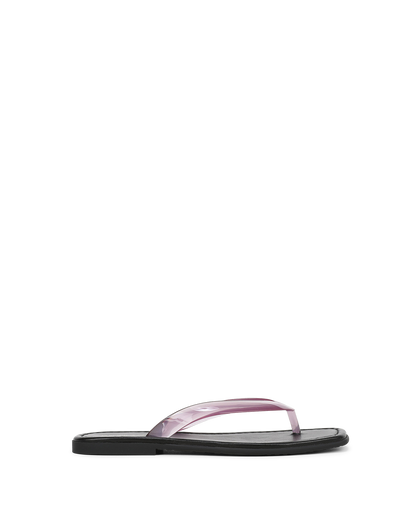 Veronica Beard | Clea Jelly Flip-Flop Sandal in Light Purple Orchid Haze Orchid Haze