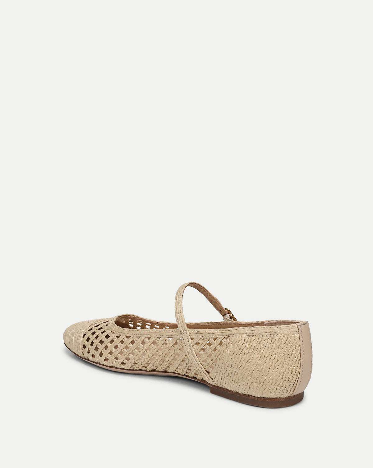 Veronica Beard | Ellie Raffia Flat in Natural Natural
