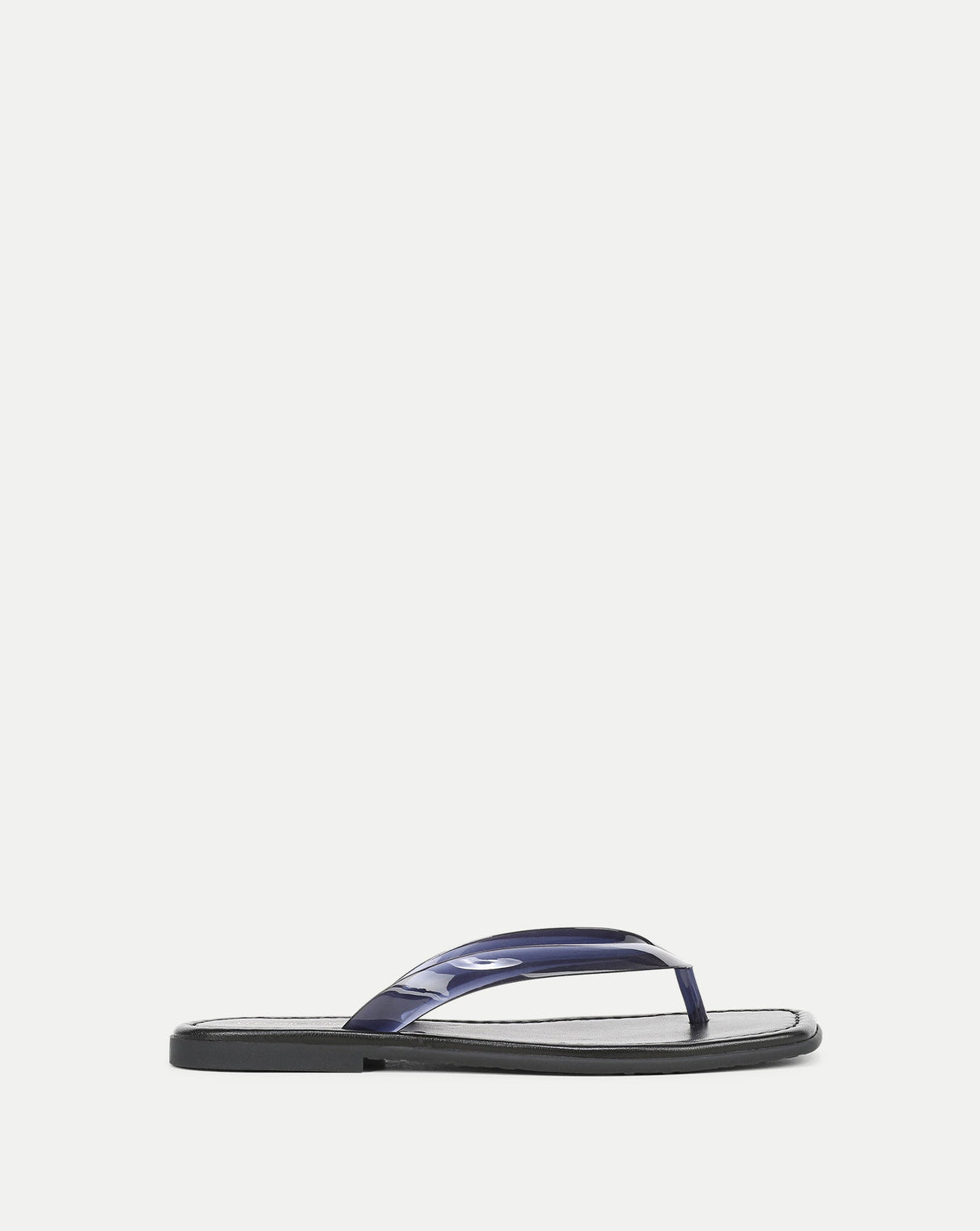 Veronica Beard | Clea Jelly Flip-Flop Sandal in Navy Navy