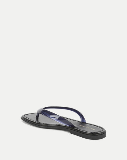 Veronica Beard | Clea Jelly Flip-Flop Sandal in Navy Navy