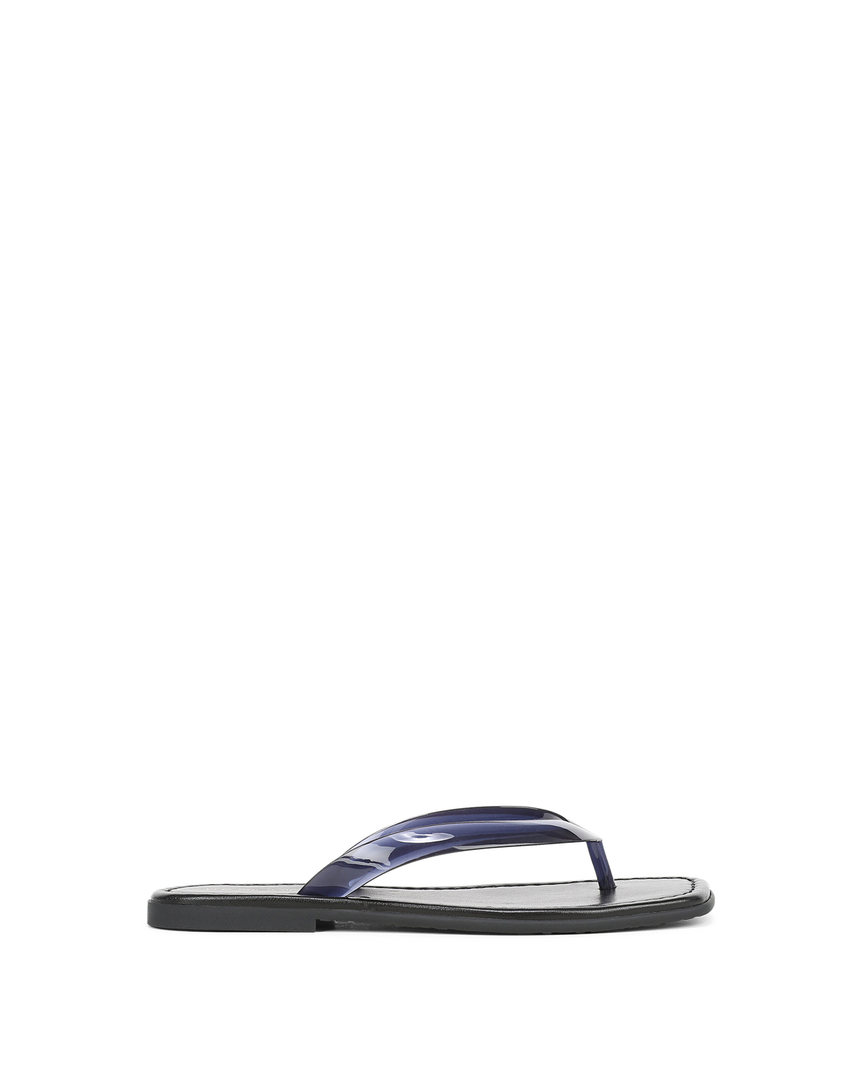 Veronica Beard | Clea Jelly Flip-Flop Sandal in Navy Navy