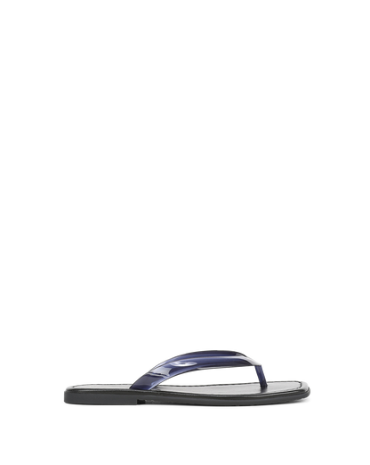 Veronica Beard | Clea Jelly Flip-Flop Sandal in Navy Navy