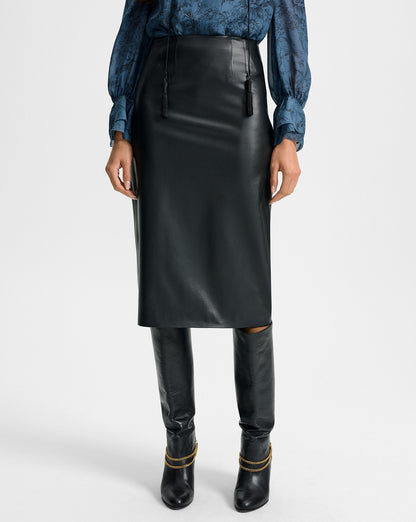 Veronica Beard | Holmes Midi Pencil Skirt in Black Black