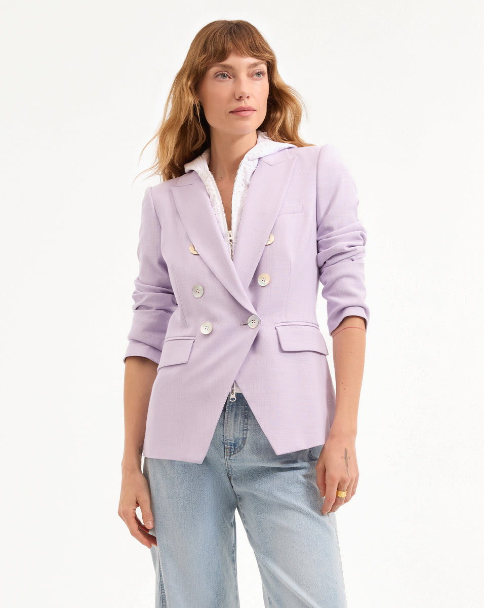 Veronica Beard | Miller Dickey Jacket in Soft Lilac Soft Lilac