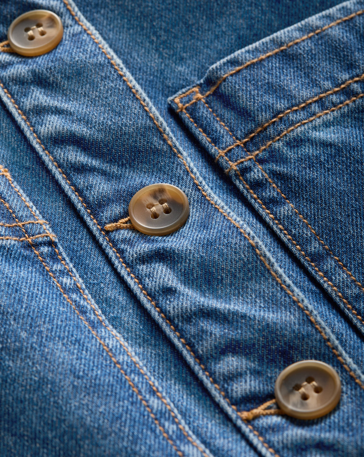 Veronica Beard | Oakley Denim Mini Dress in Cornflower Blue Cornflower