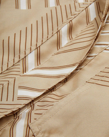 Veronica Beard | Pryce Mini Dress in Stone Khaki Multi Stone Khaki Multi