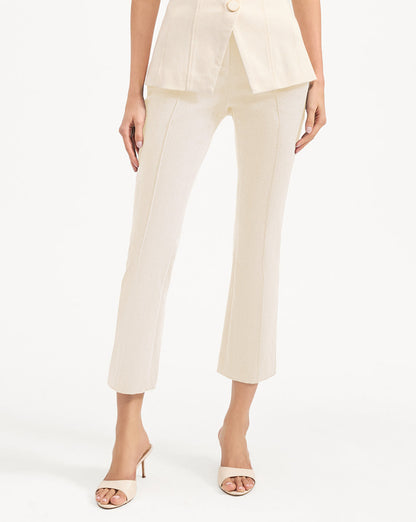 Veronica Beard | Kimra Pant in Ecru Ecru