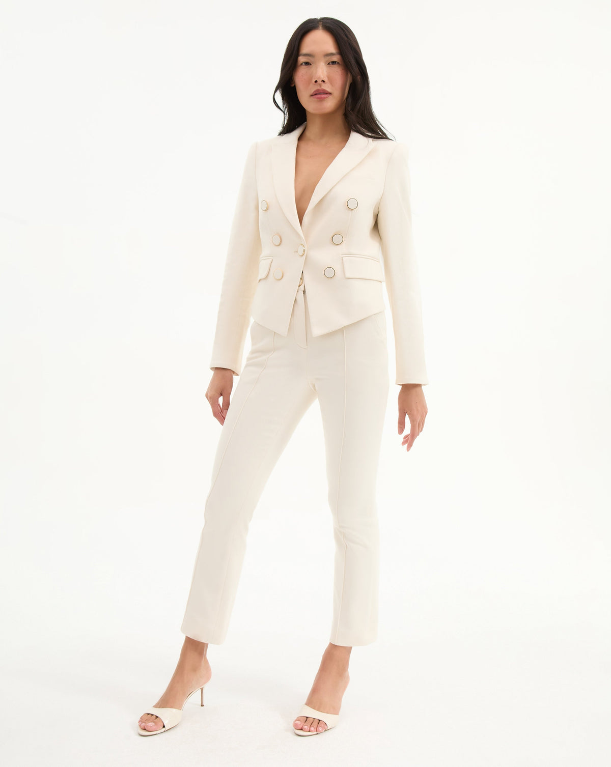 Veronica Beard | Kimra Pant in Ecru Ecru