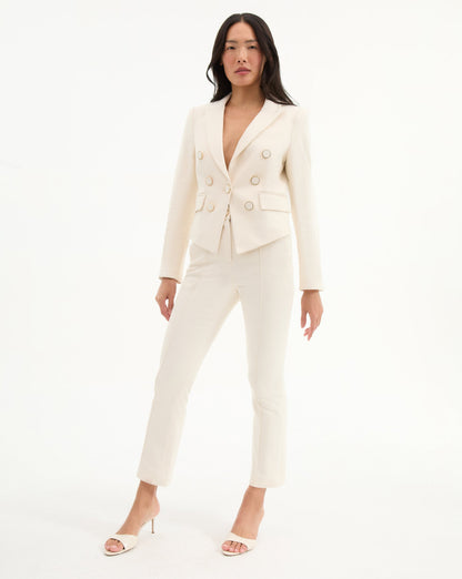 Veronica Beard | Kimra Pant in Ecru Ecru