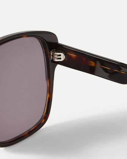 Veronica Beard | Brigitte Oversized Sunglasses in Blue Blue