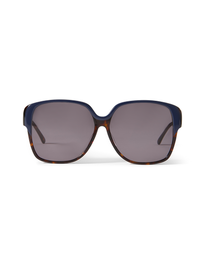 Veronica Beard | Brigitte Oversized Sunglasses in Blue Blue