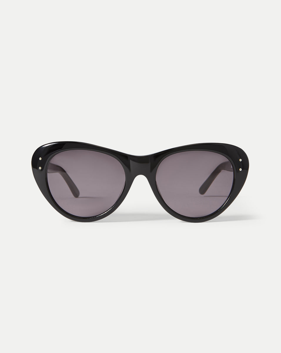 Veronica Beard | Edie Cat-Eye Sunglasses in Black Black