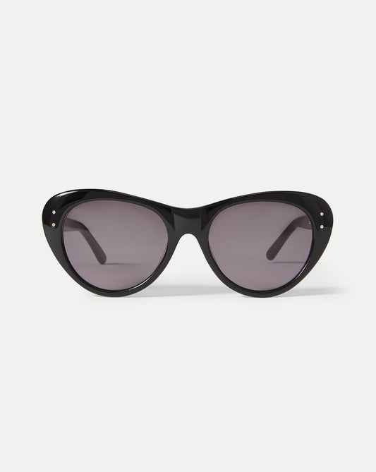 Veronica Beard | Edie Cat-Eye Sunglasses in Black Black
