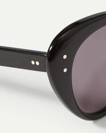 Veronica Beard | Edie Cat-Eye Sunglasses in Black Black