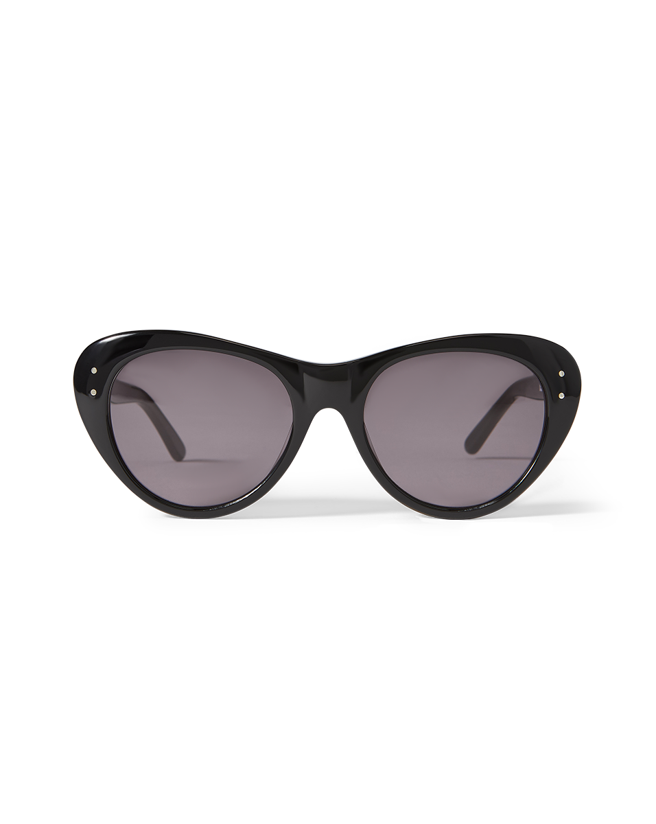 Veronica Beard | Edie Cat-Eye Sunglasses in Black Black