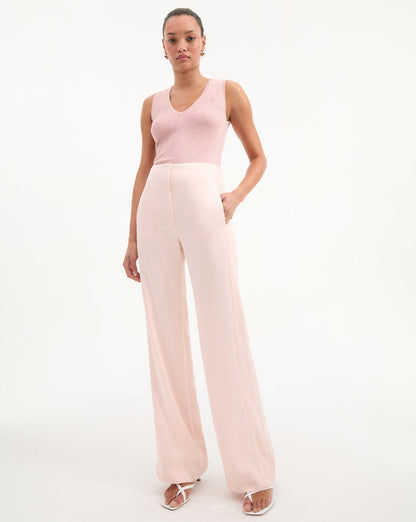Veronica Beard | Sid Knit Tank Top in Pink | Pullover Pink Clay