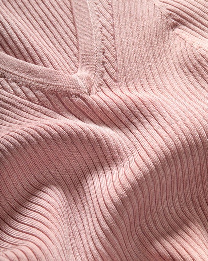 Veronica Beard | Sid Knit Tank Top in Pink | Pullover Pink Clay