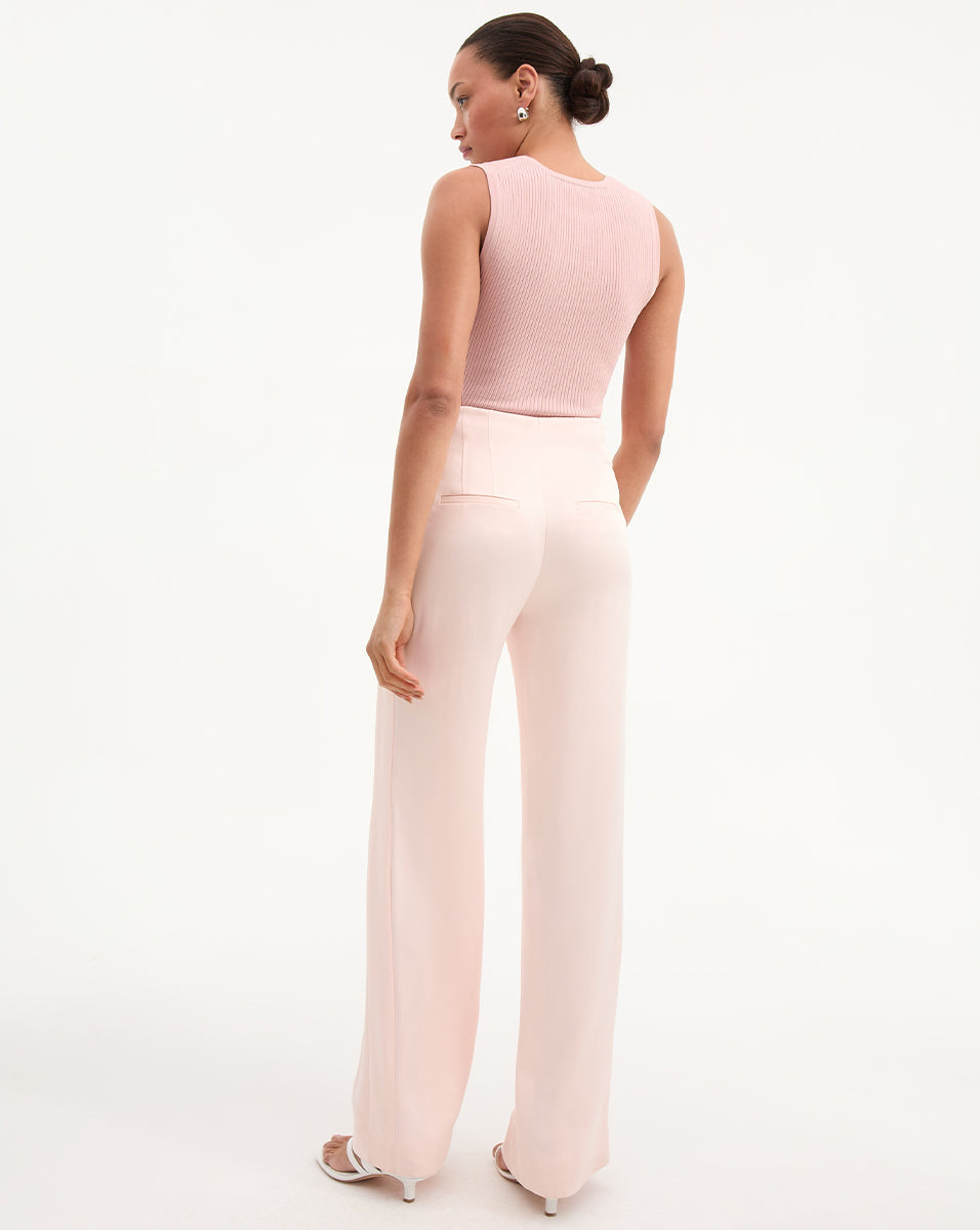 Veronica Beard | Sid Knit Tank Top in Pink | Pullover Pink Clay