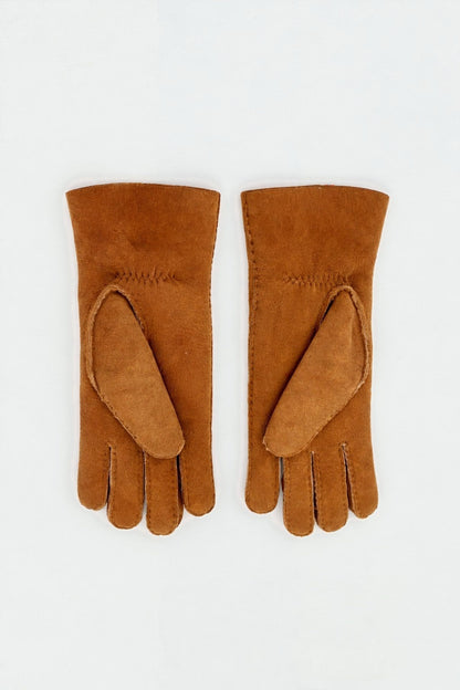 Veronica Beard | Denise Suede Glove in Acorn Acorn