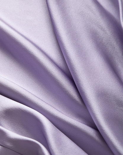 Veronica Beard | Clover Stretch-Silk Skirt in Soft Lilac Soft Lilac