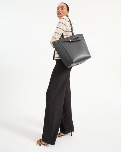 Veronica Beard | Ceriani Knit Jacket in Black & White Stripes Off-White/Black