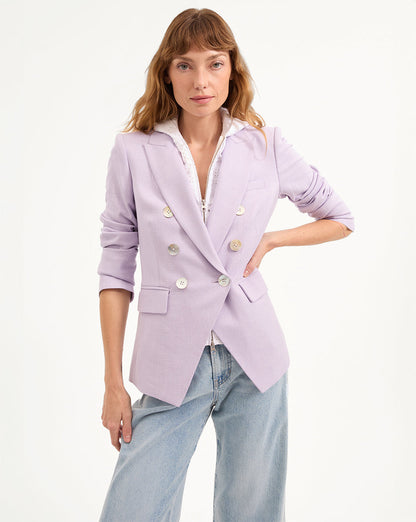 Veronica Beard | Marlo Eyelet Hoodie Dickey in White White