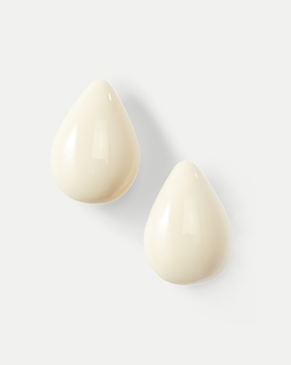 Veronica Beard | Musgrave Teardrop Earrings in Ivory Ivory