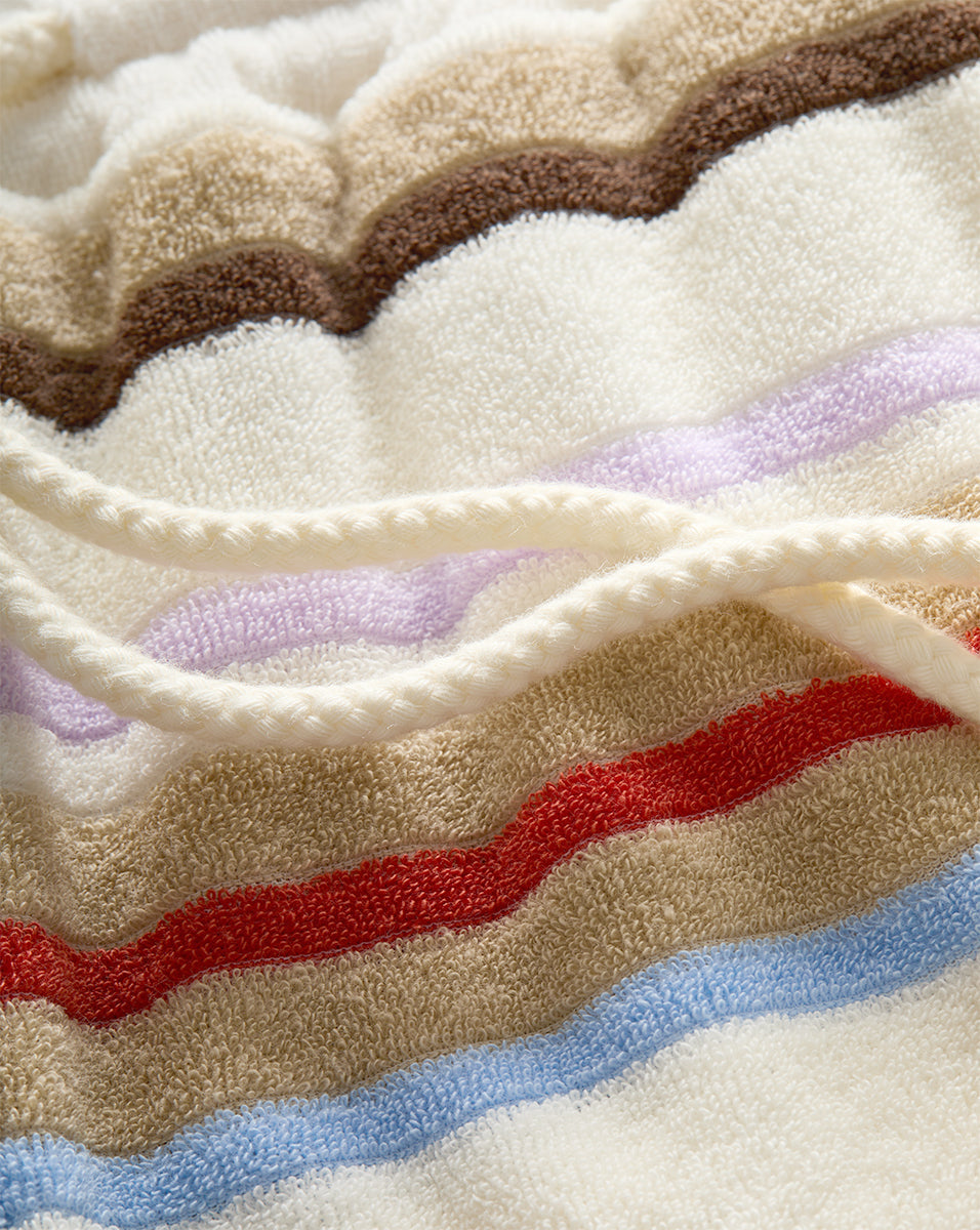 Veronica Beard | Mulberry Striped Shorts in Stone Khaki Multi Stone Khaki Multi