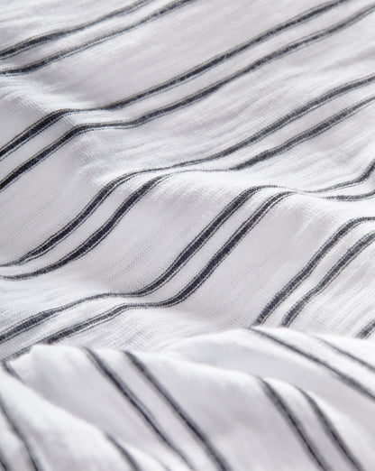 Veronica Beard | Waldorf Striped T-Shirt in Black & White Black/White