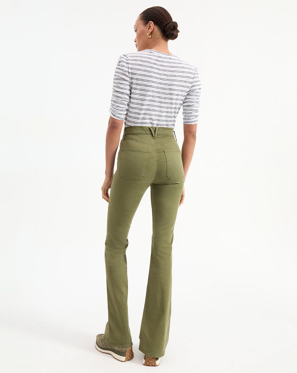 Veronica Beard | Waldorf Striped T-Shirt in Black & White Black/White