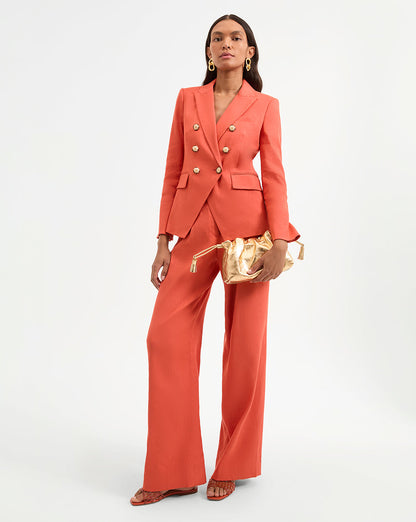 Veronica Beard | Miller Dickey Jacket in Coral Persimmon