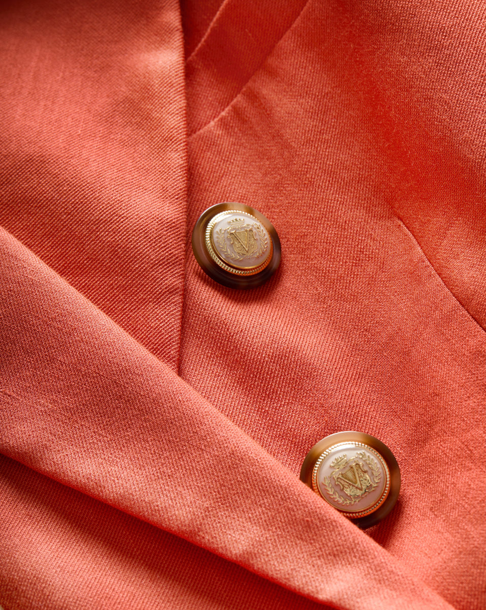 Veronica Beard | Miller Dickey Jacket in Coral Persimmon