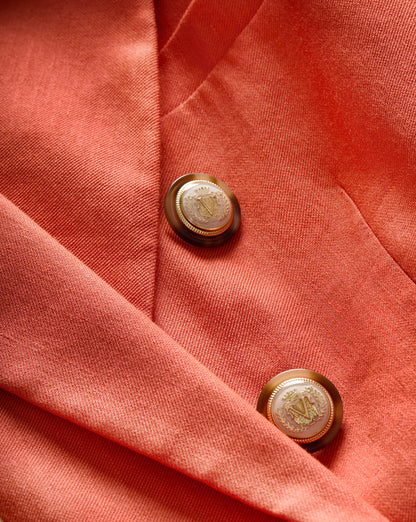 Veronica Beard | Miller Dickey Jacket in Coral Persimmon