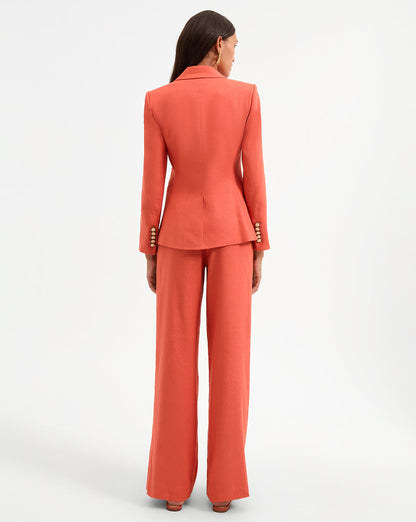 Veronica Beard | Miller Dickey Jacket in Coral Persimmon
