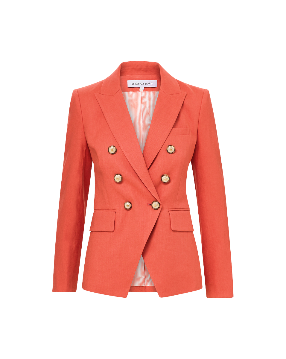 Veronica Beard | Miller Dickey Jacket in Coral Persimmon