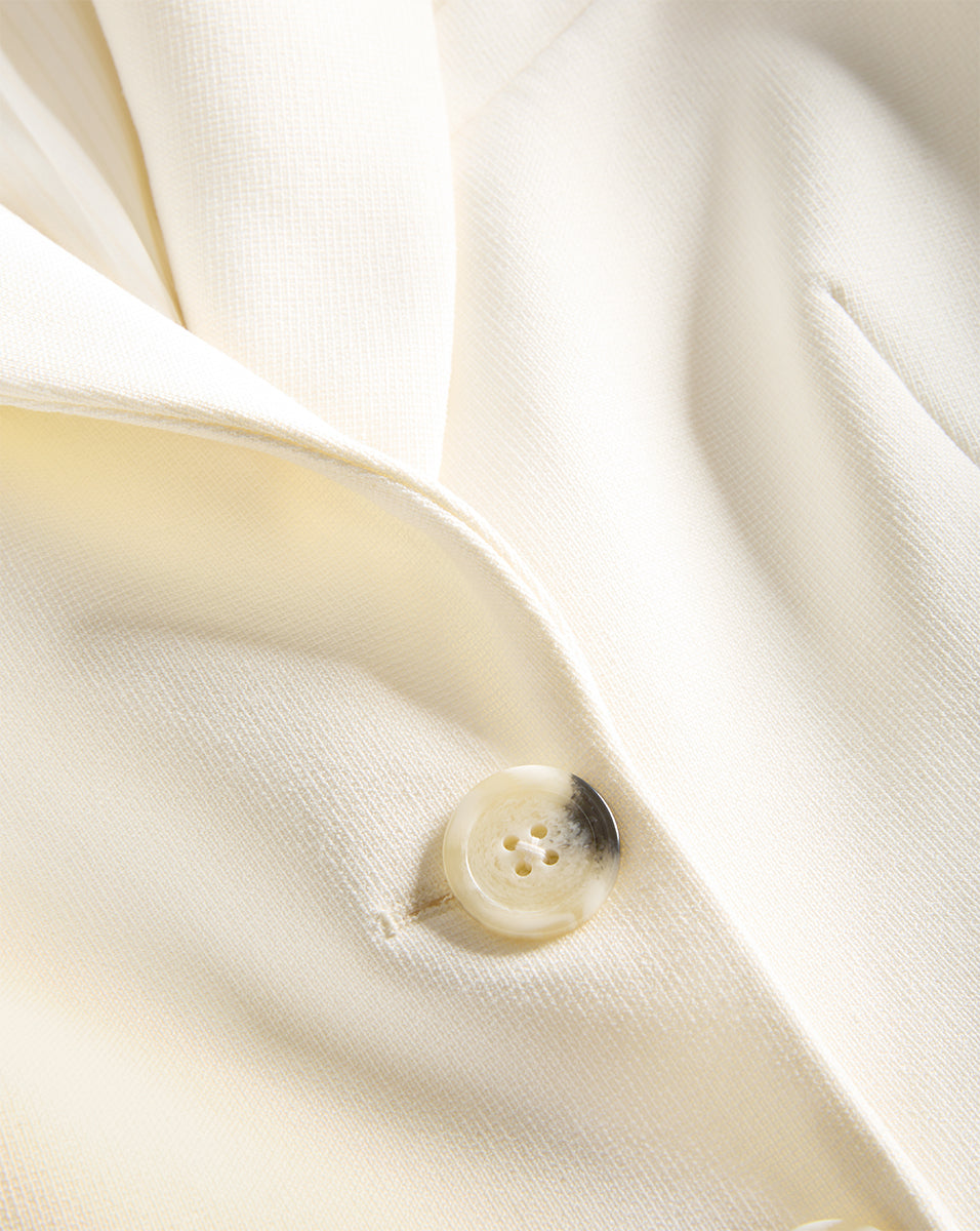 Veronica Beard | Terre Cropped Dickey Jacket in White Off-White