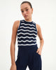 Navy/Off-White/Bluebell