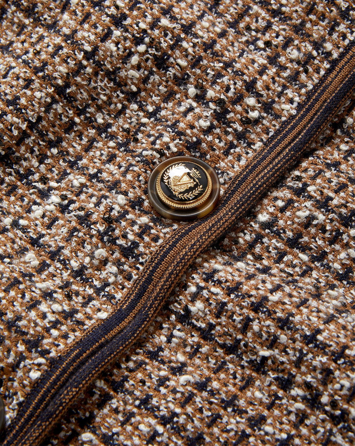 Veronica Beard | Brisa Knit Jacket in Acorn Multi Acorn Multi