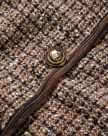 Veronica Beard | Brisa Knit Jacket in Acorn Multi Acorn Multi