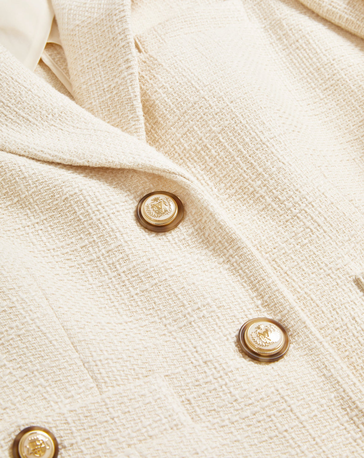 Veronica Beard | Terre Cotton Dickey Jacket in Ecru Ecru
