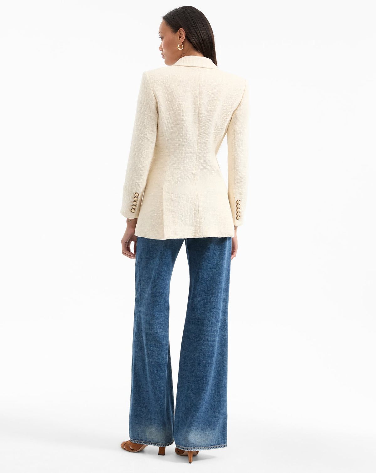 Veronica Beard | Terre Cotton Dickey Jacket in Ecru Ecru