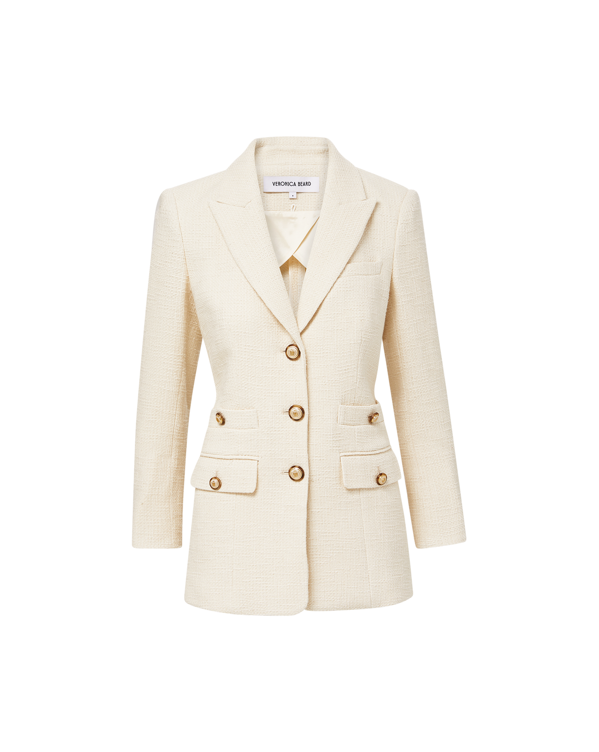 Veronica Beard | Terre Cotton Dickey Jacket in Ecru Ecru