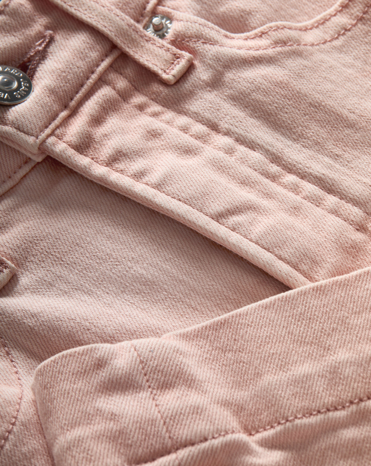 Veronica Beard | Carson Kick-Flare Jean in Pink Shell Stoned Pink Shell
