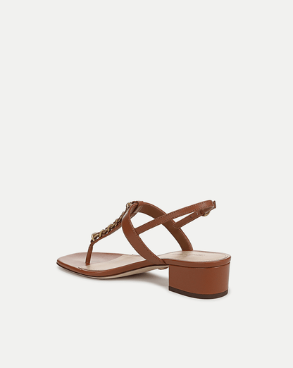 Veronica Beard | Andie Chain-Link Sandal in Honey Honey