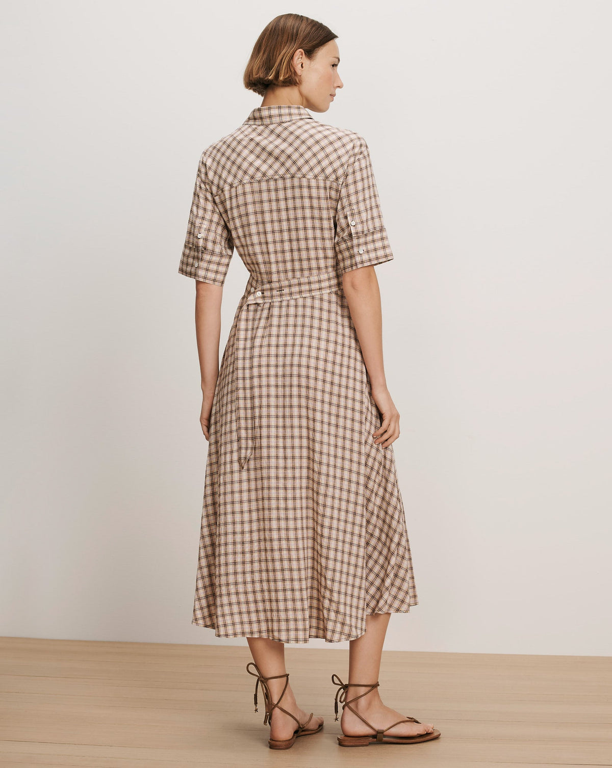 Veronica Beard | Perenna Plaid Shirtdress in Elderberry Multi Elderberry Multi