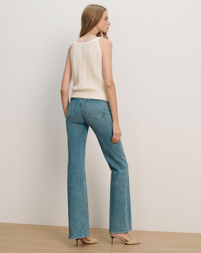 Veronica Beard | Leonora Pointelle Tank Top in Ecru Ecru