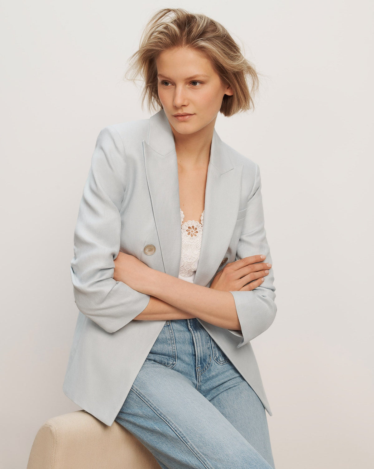Veronica Beard | Tomi Dickey Jacket in River Mist River Mist
