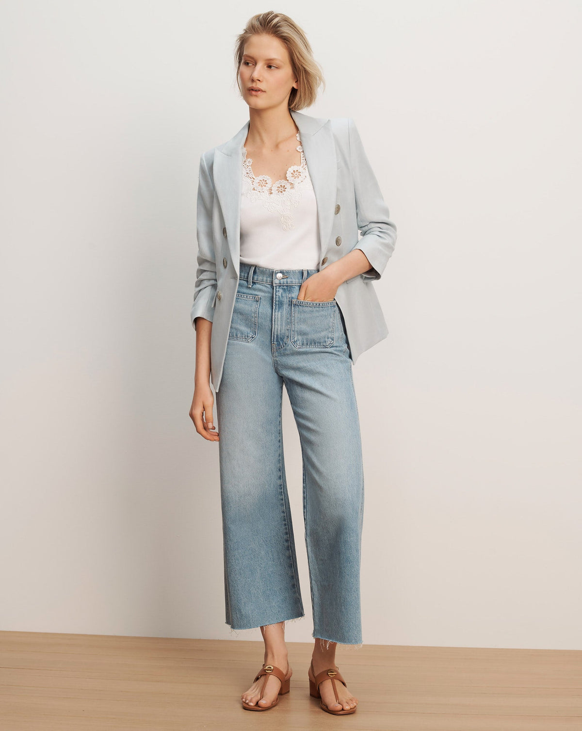 Veronica Beard | Tomi Dickey Jacket in River Mist River Mist